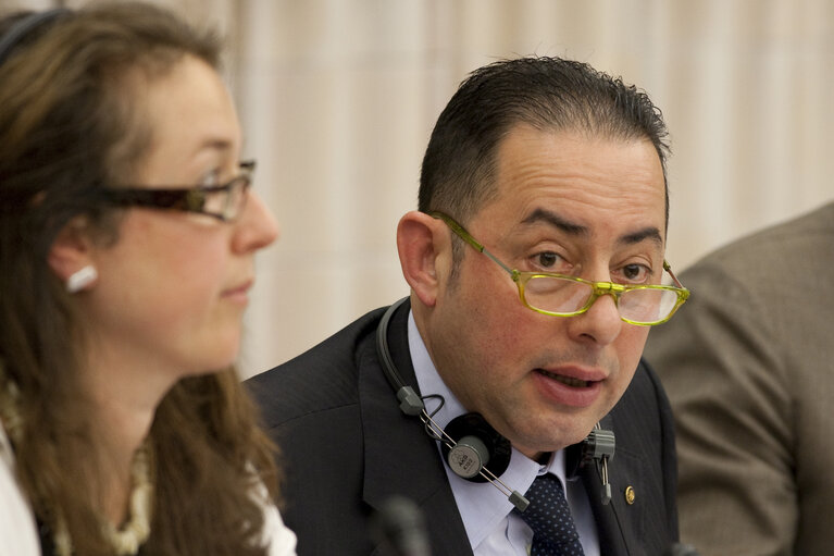 Fotografia 6: Secretariat UNITED EUROMED & Moyen Orient, Gianni PITTELLA, Cabinet du Président