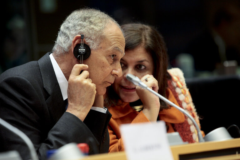 Fotografija 14: AFET - Committee on Foreign Affairs   Jointly with the Delegation for relations with the Maghreb countries and the Arab Maghreb Union. Public hearing - Strengthening relations with neighbourhood countries: lessons learnt from Morocco's advanced status