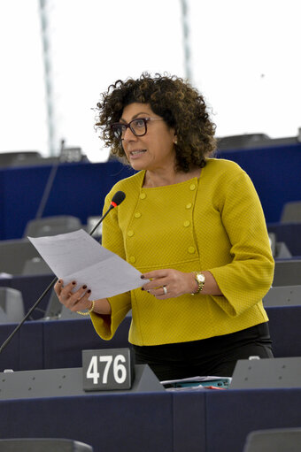 Fotografija 18: Plenary  session week 51 2014 in Strasbourg - Explanation of votes