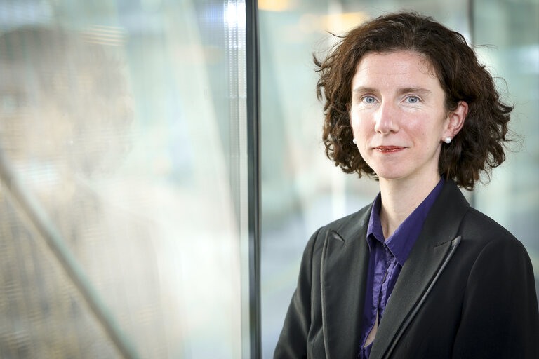 Suriet 3: MEP Anneliese DODDS at the European Parliament in Brussels