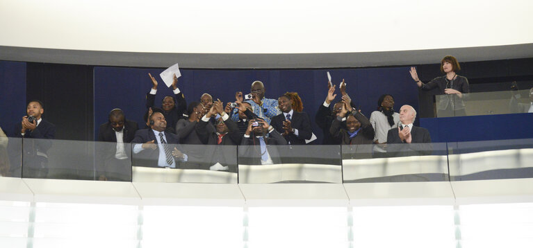 Valokuva 21: Sakharov Prize 2014 award ceremony in plenary presided by EP President