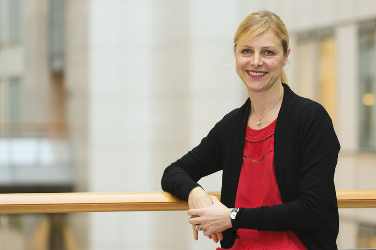 Nuotrauka 9: MEP Alessia MOSCA at the European Parliament in Brussels