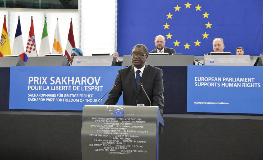 Valokuva 11: Sakharov Prize 2014 award ceremony in plenary presided by EP President