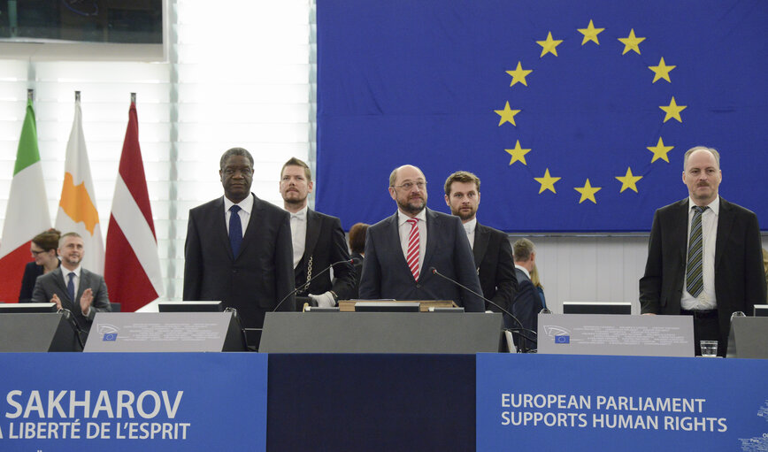 Valokuva 24: Sakharov Prize 2014 award ceremony in plenary presided by EP President