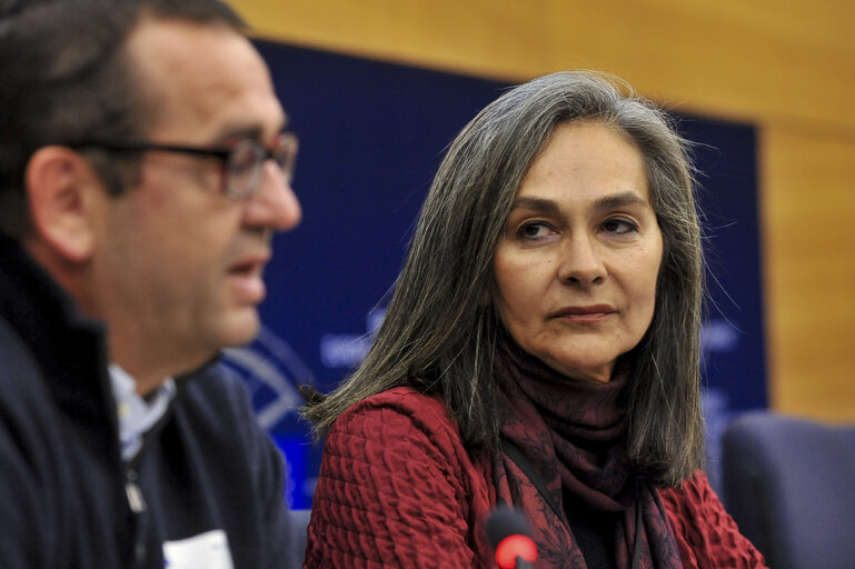 Press conference of Sofia SAKORAFA