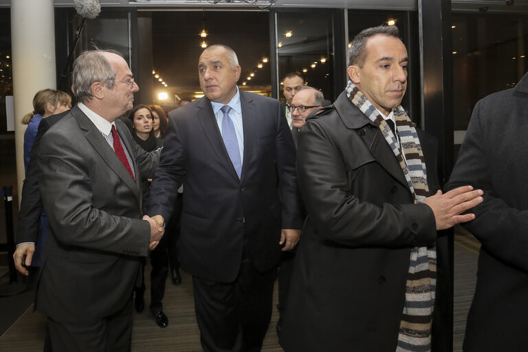 Fotografie 49: EP President meets with Boyko BORISSOV, Prime Minister of Bulgaria