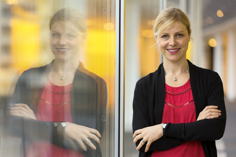 Nuotrauka 4: MEP Alessia MOSCA at the European Parliament in Brussels