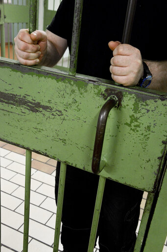 Fotografija 35: Strasbourg detention centre. Inmates.