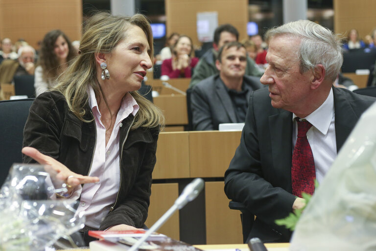 Foto 1: Awarding of the European Book Prize