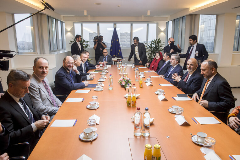 EP President meets with the President of Afghanistan