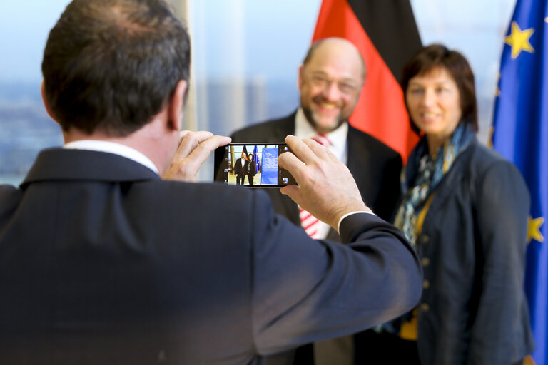 Fotografie 11: EP President meets with German MEPs and vice chancellor of Germany