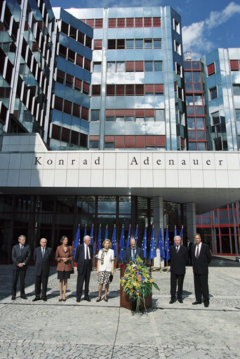 Φωτογραφία 26: Inauguration of the Konrad Adenauer KAD building in Luxembourg