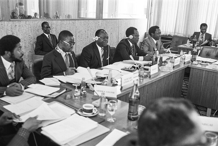 Foto 1: African Caribbean and Pacific group of states dialogue with Europe on the 31th of October 1979 in Luxembourg