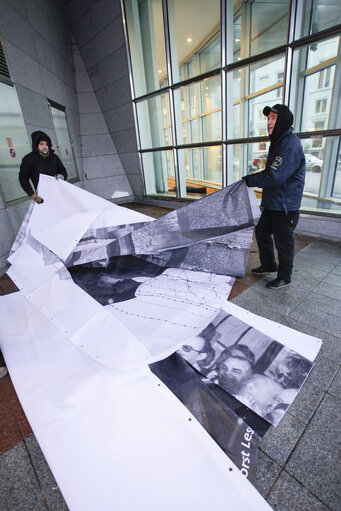 Photo 36 : Nobel Peace Prize ceremony: broadcast set up at EP in Brussels