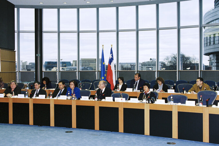 Valokuva 5: EP-Chile delegation meeting