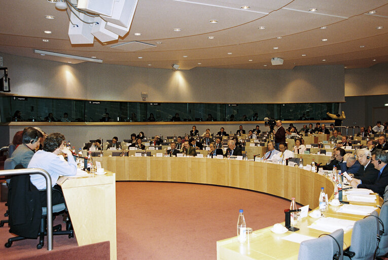 Fotografija 7: Meeting of the subcommittee on Monetary Affairs in Brussels