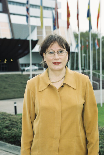 Fotagrafa 11: Portrait of MEP Riitta MYLLER in Strasbourg