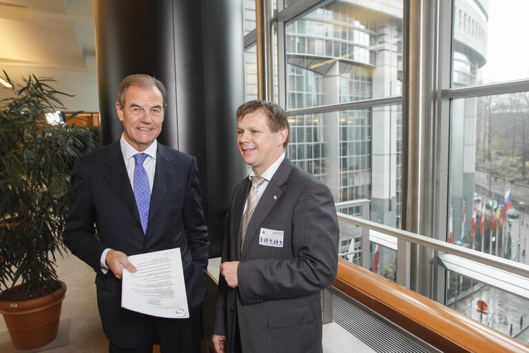 Hubert PIRKER meets with the president of the Austrian disability forum