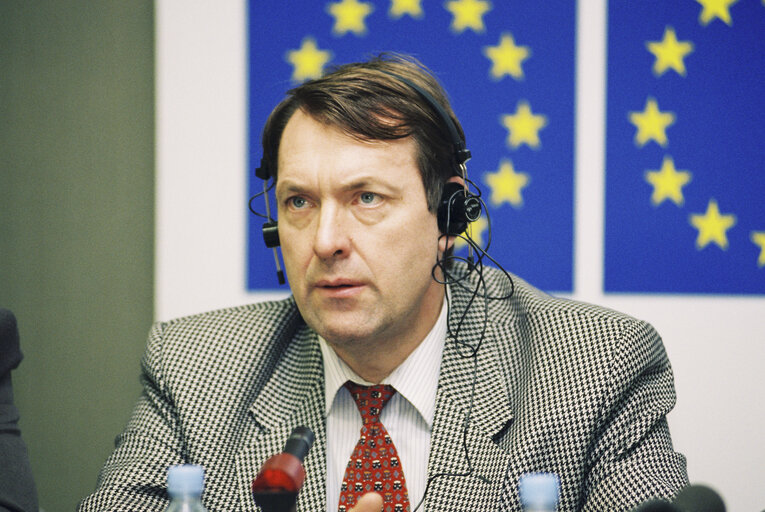 Zdjęcie 12: Press conference in Strasbourg