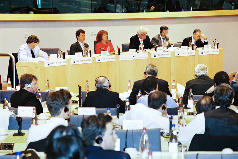 Photo 8 : Meeting of the subcommittee on Monetary Affairs in Brussels