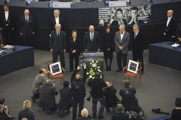 Photo 1 : Ceremony for the awarding of sakharov Prize