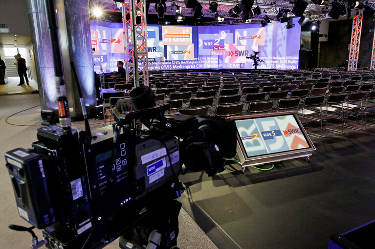TV Set WDR television for the CIVIS Media Prize