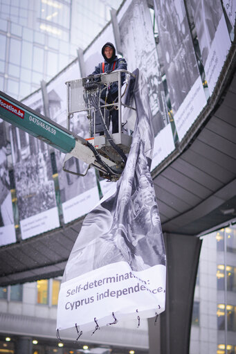 Photo 29 : Nobel Peace Prize ceremony: broadcast set up at EP in Brussels