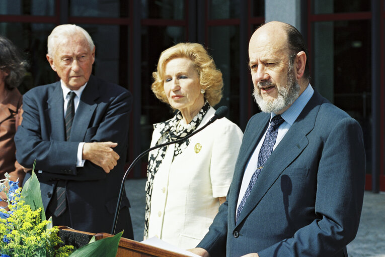 Foto 1: Inauguration of the Konrad Adenauer KAD building in Luxembourg