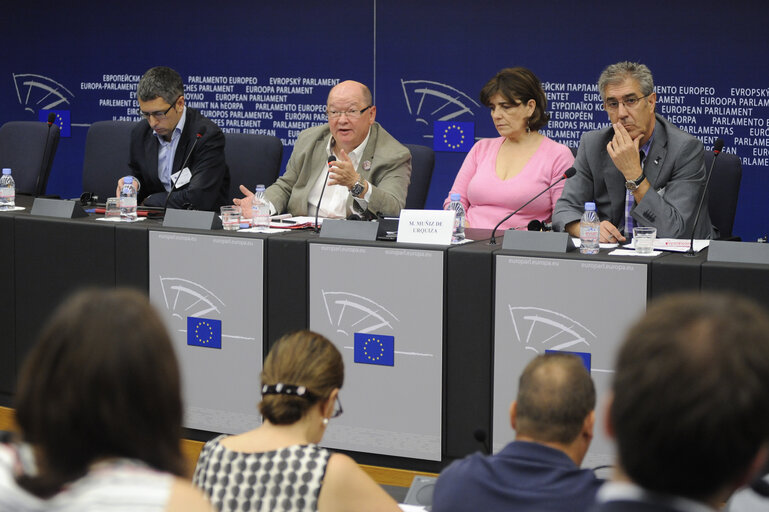 Fotografie 14: Press Conference - Spanish miners on strike