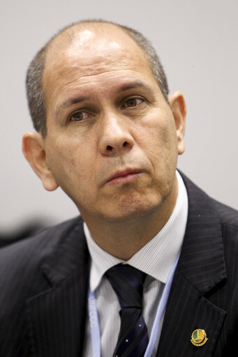 Fotó 33: Senator Anibal Diniz (Member of the External Relations and National Defense Committee in the Senate (CRE); is seen during  meeting  European Parliament Delegation with Parliamentarians of Brazil during the United Nations Climate Change conference in Doha, Qatar, Tuesday, Dec.4, 2012.