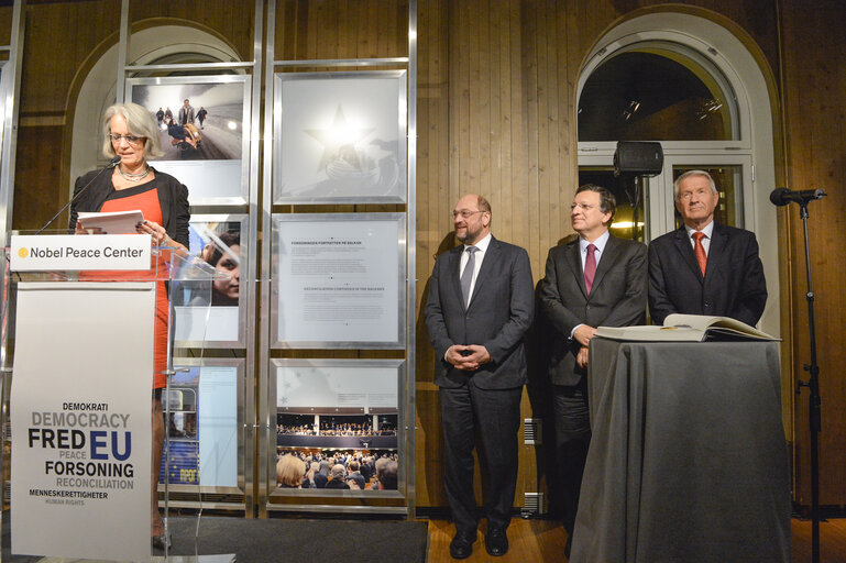 Zdjęcie 13: Opening of the Special picture exhibition about the Nobel Peace Prize 2012 laureates