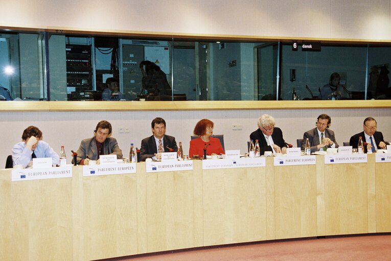 Suriet 9: Meeting of the subcommittee on Monetary Affairs in Brussels