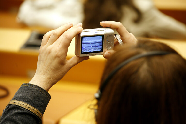 Open day of the European Parliament in Brussels