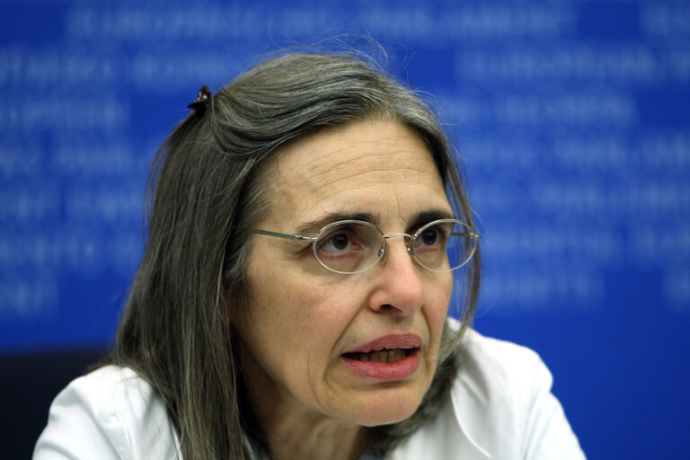 Marie PANAYOTOPOULOS-CASSIOTOU at the EP in Strasbourg.