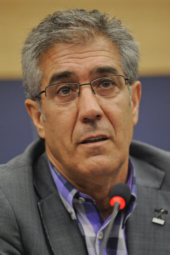 Fotografie 9: Press Conference - Spanish miners on strike