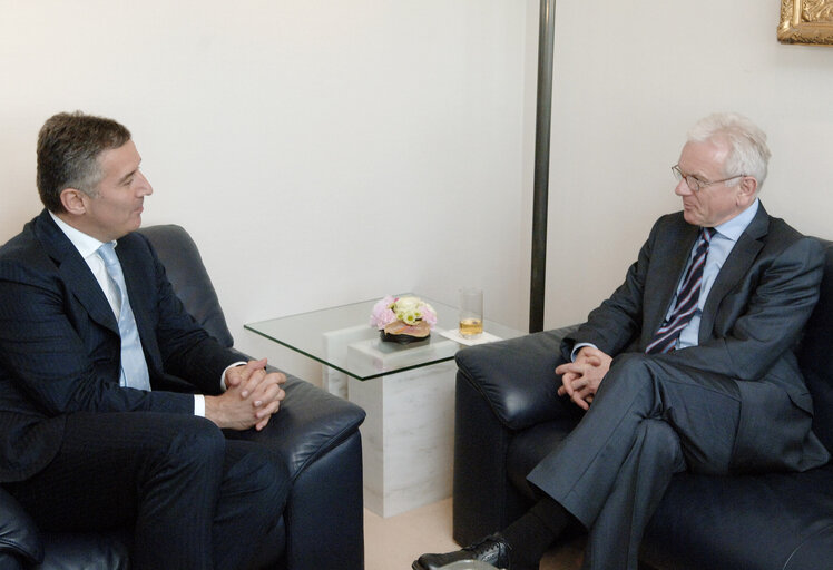 EP President meets with the Prime Minister of the Republic of Montenegro.