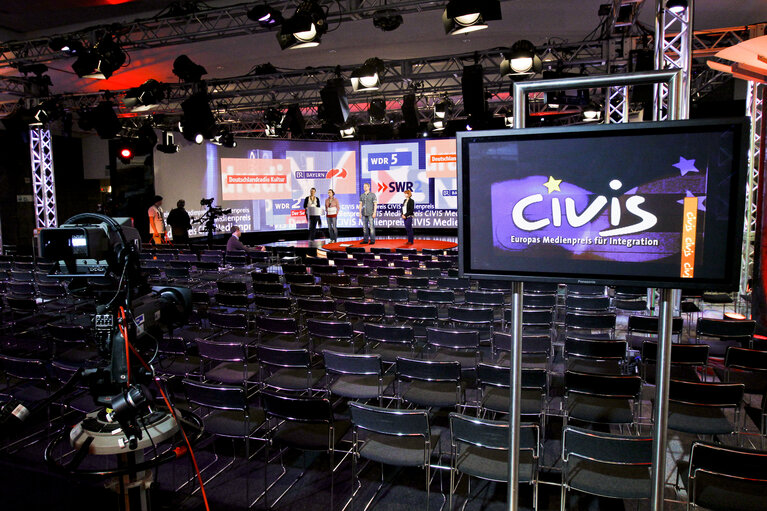 TV Set WDR television for the CIVIS Media Prize