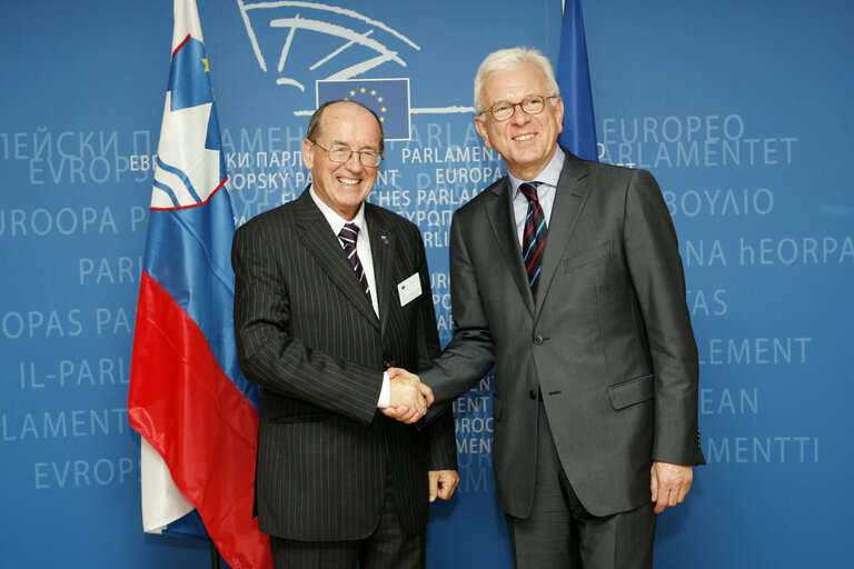 Suriet 17: EP President meets with President of the Slovenian National Assembly, in Brussels