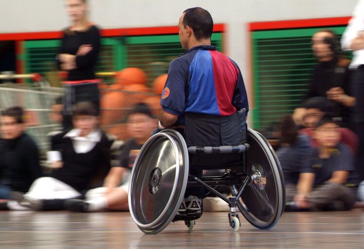 Fotogrāfija 22: Sports for wheelchair users.