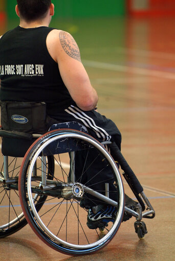 Foto 26: Sports for wheelchair users.