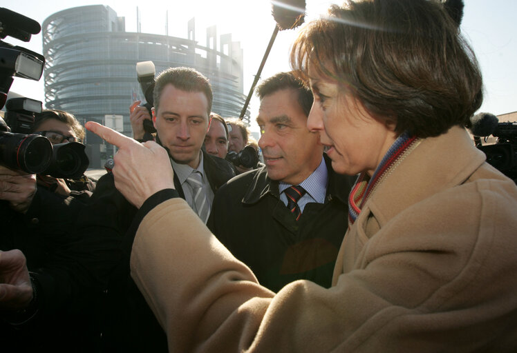 Nuotrauka 8: Meeting of the French Prime Minister with the Mayor of Strasbourg.