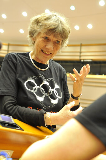 Fotografie 19: Extraordinary plenary session of the EP in Brussels, on the situation in Tibet.