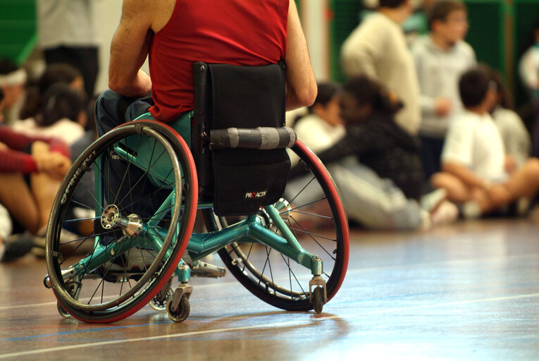 Fotogrāfija 19: Sports for wheelchair users.