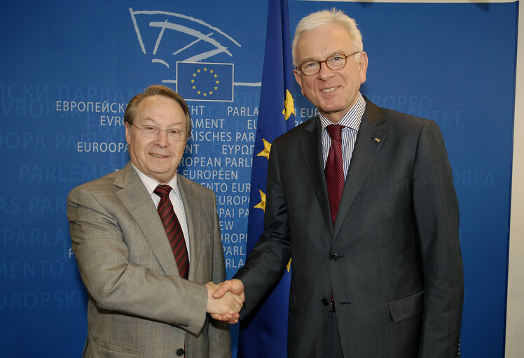 Fotografia 2: EP President meets with the President of the Parliamentary Assembly of the Council of Europe.