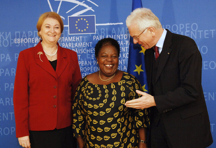 Foto 2: EP President meets with the President of the Pan-African Parliament.