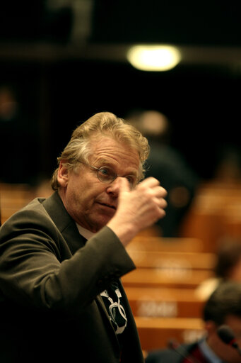 Fotografie 22: Extraordinary plenary session of the EP in Brussels, on the situation in Tibet.