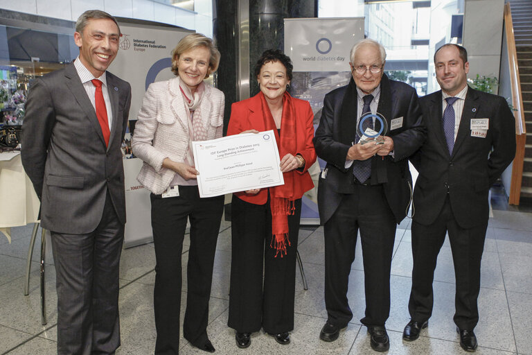 Fotografia 11: Award ceremony of the 2013 IDF Europe Prizes in Diabetes