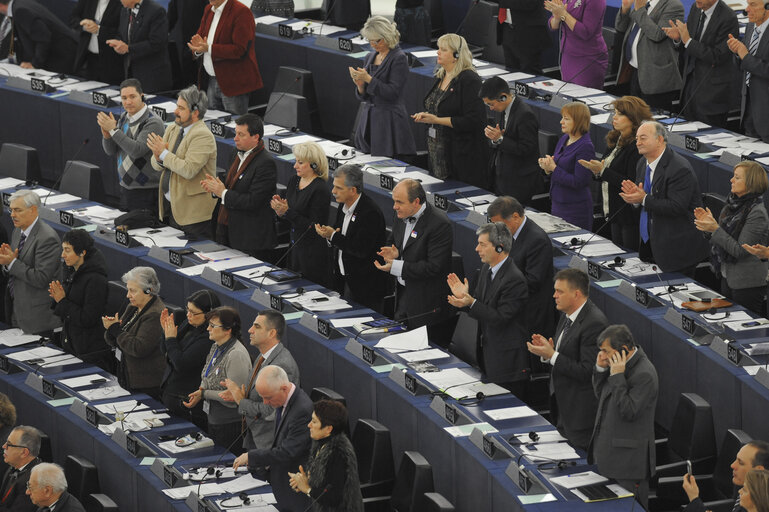 Photo 6: Ceremony for the awarding of sakharov Prize