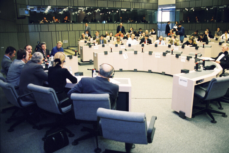 Fotogrāfija 6: Press conference in Strasbourg