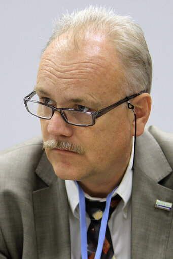 Foto 39: Marcel Silvius (head of programme on wetlands and climate ) is seen during ( LULUCF and REDD+) meeting On the sidelines the United Nations Climate Change conference in Doha, Qatar, Thursday, Dec.6, 2012